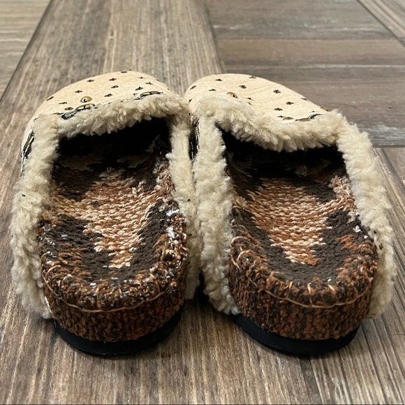 Free People Textile Damon Cozy Mules Size 7.5 - Picture 5 of 9